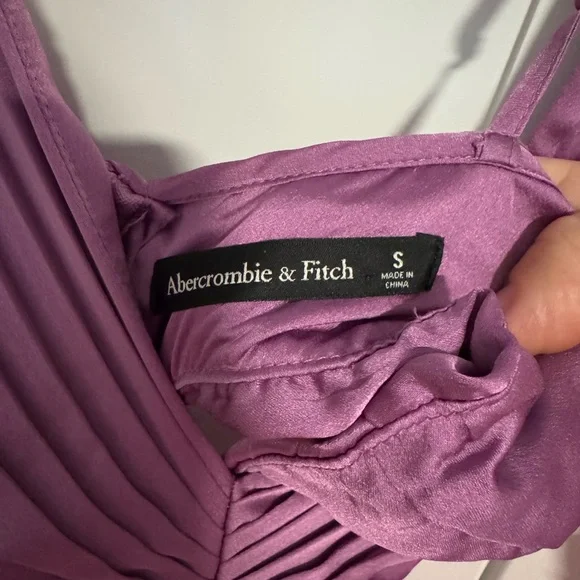 Abercrombie & Fitch Purple Midi Dress - Picture 5 of 15